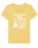 FIREFIGHTER Tricou mânecă scurtă guler larg fitted Damă Expresser