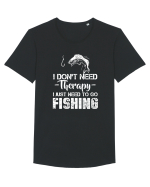 FISHING Tricou mânecă scurtă guler larg Bărbat Skater