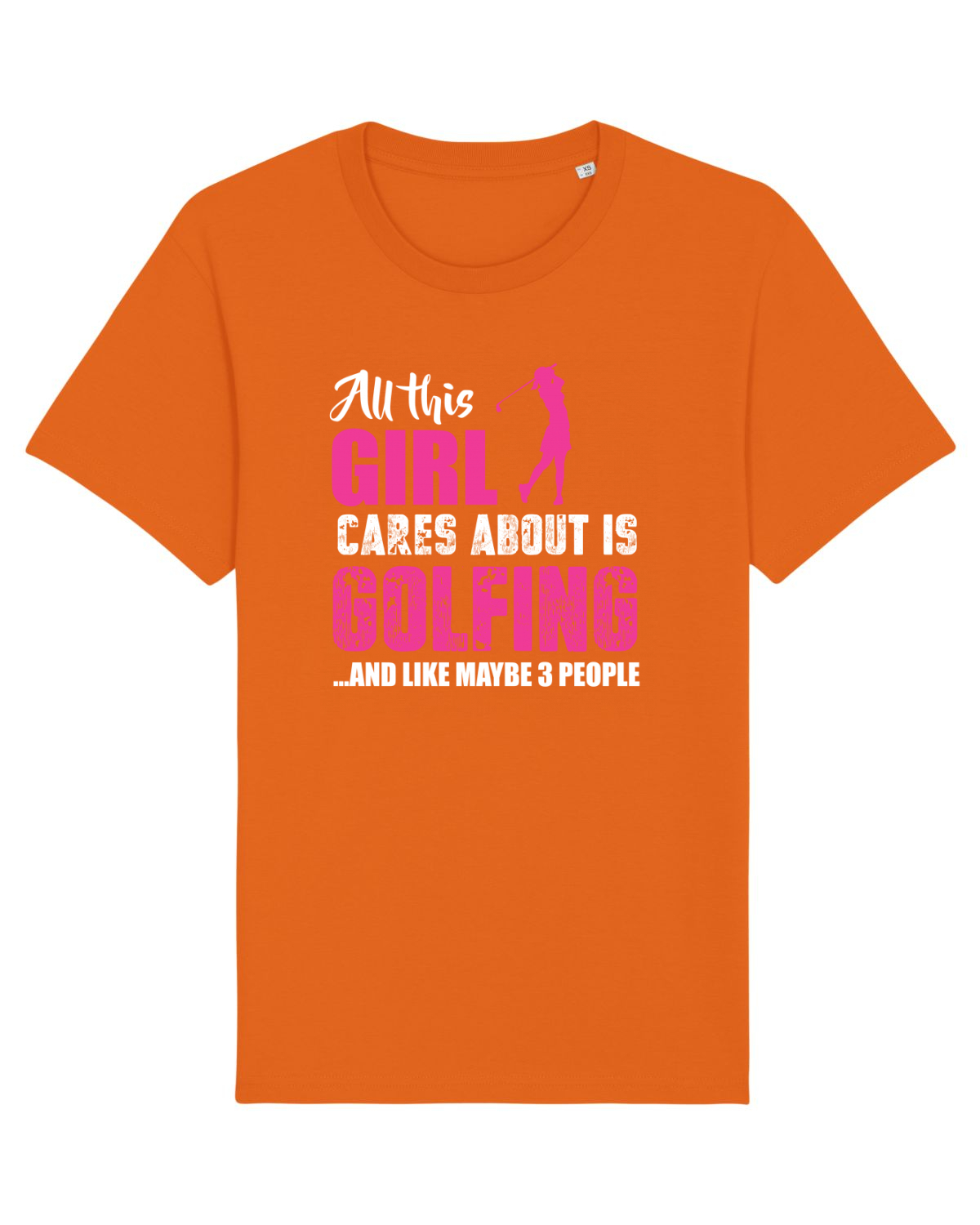 Tricou mânecă scurtă Unisex Rocker Bright Orange