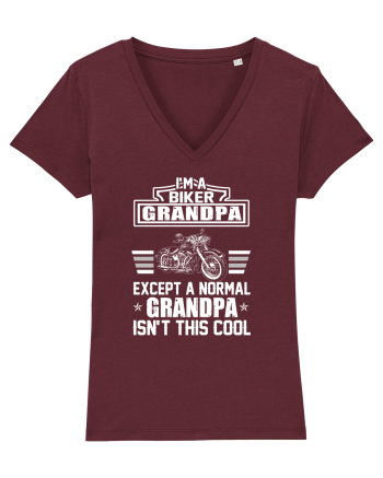 BIKER GRANDPA Burgundy
