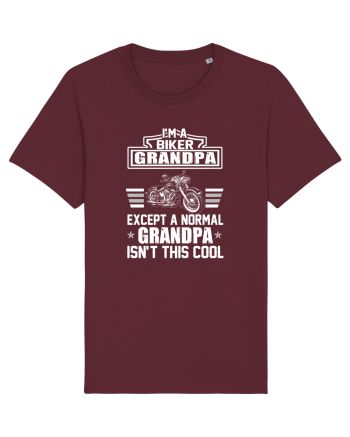 BIKER GRANDPA Burgundy