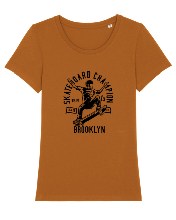 Skateboard Champion Black Roasted Orange