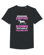 RIDING HORSE Tricou mânecă scurtă guler larg Bărbat Skater