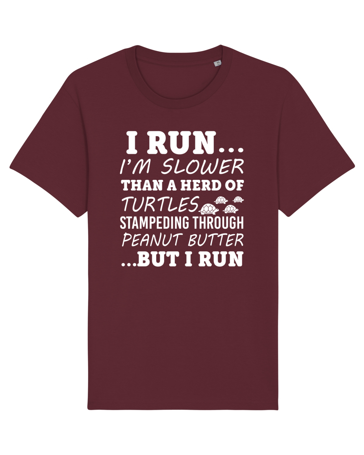 Tricou mânecă scurtă Unisex Rocker Burgundy