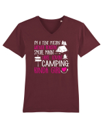 CAMPING Tricou mânecă scurtă guler V Bărbat Presenter