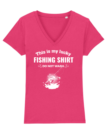 FISHING SHIRT Raspberry