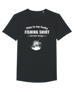 FISHING SHIRT Tricou mânecă scurtă guler larg Bărbat Skater