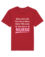 NURSE Tricou mânecă scurtă Unisex Rocker