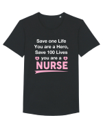 NURSE Tricou mânecă scurtă guler larg Bărbat Skater