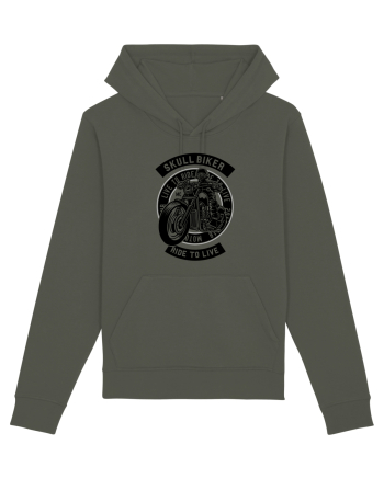 Skull Biker Black Khaki