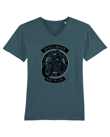 Skull Biker Black Stargazer