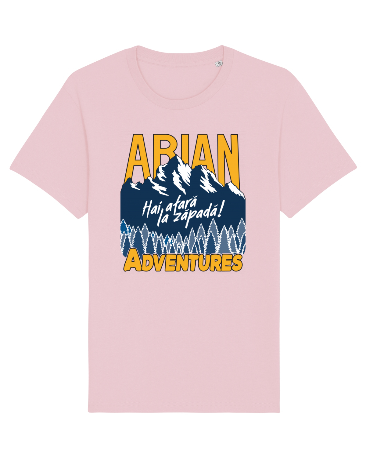 Tricou mânecă scurtă Unisex Rocker Cotton Pink