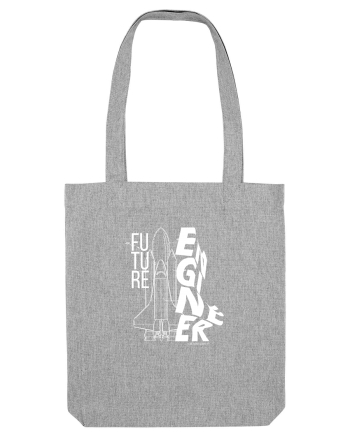 Viitor Inginer - Spaceship (alb) Heather Grey