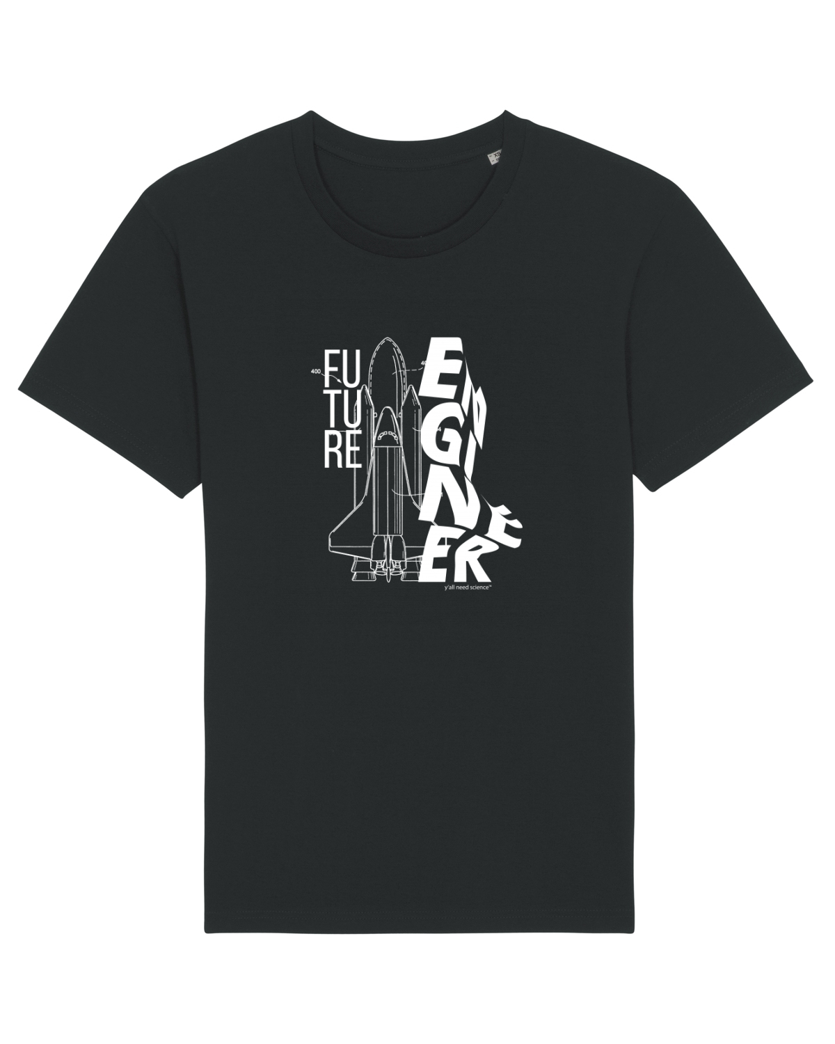 Tricou mânecă scurtă Unisex Rocker Black