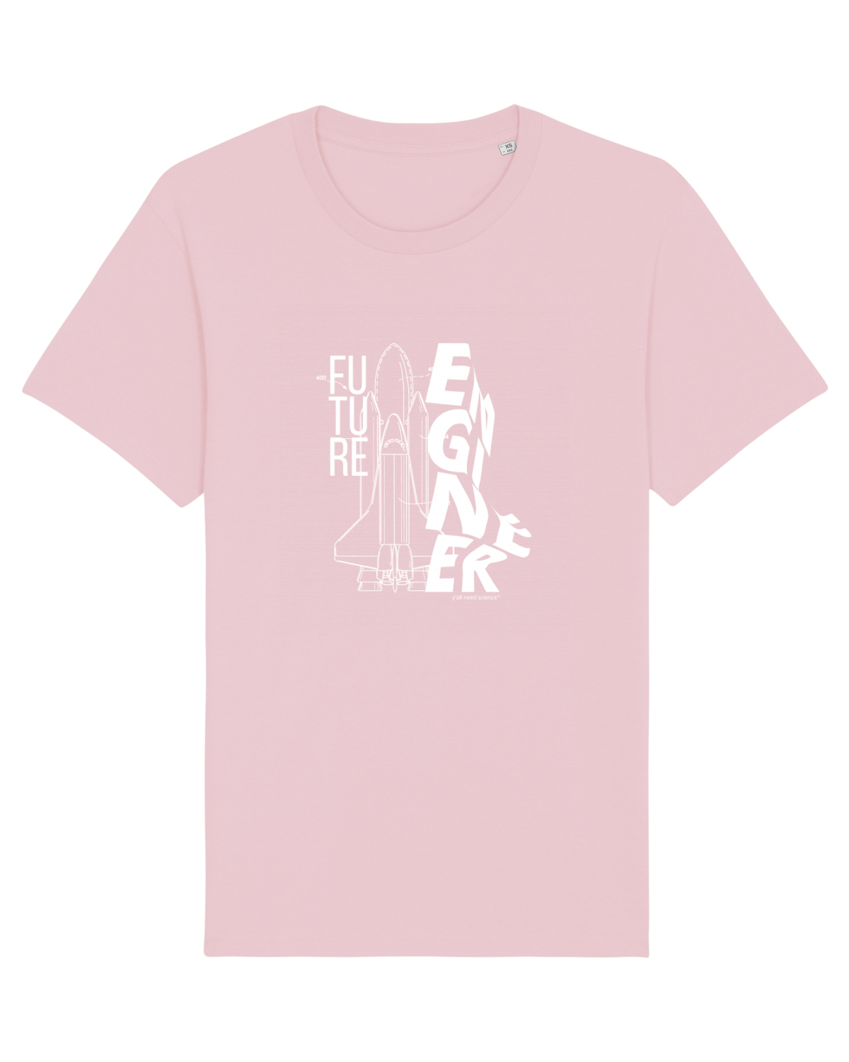 Tricou mânecă scurtă Unisex Rocker Cotton Pink