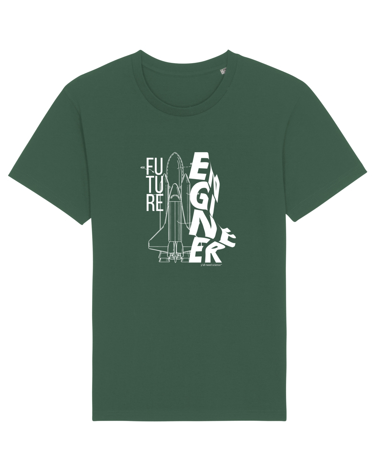 Tricou mânecă scurtă Unisex Rocker Bottle Green