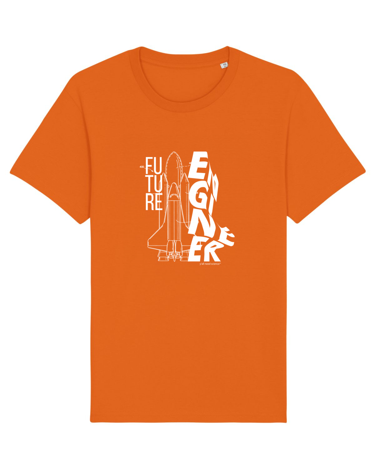 Tricou mânecă scurtă Unisex Rocker Bright Orange
