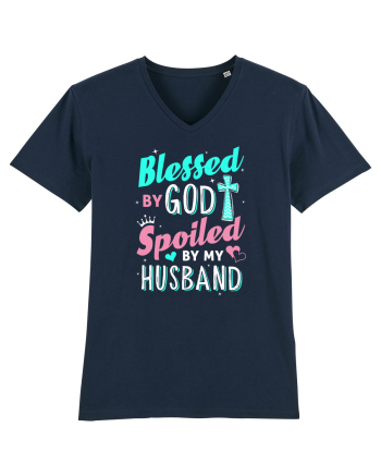Blessed by God Spoiled by my husband French Navy