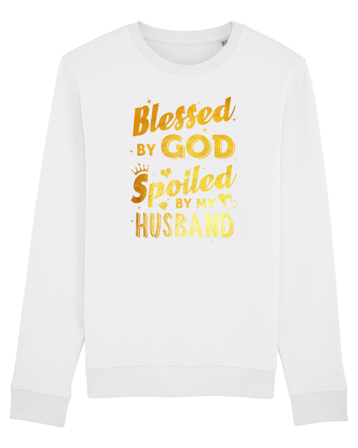 Bluză mânecă lungă Unisex Rise White