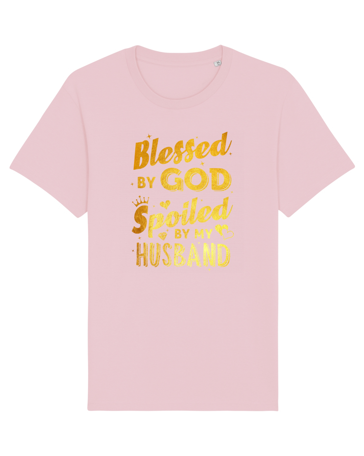 Tricou mânecă scurtă Unisex Rocker Cotton Pink