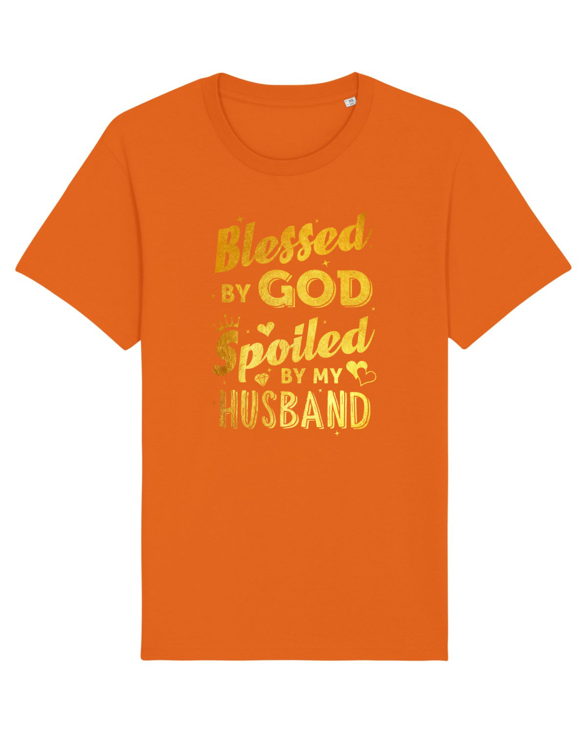 Tricou mânecă scurtă Unisex Rocker Bright Orange