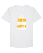 SAWDUST Tricou mânecă scurtă guler larg Bărbat Skater