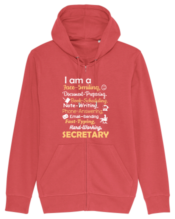 SECRETARY Carmine Red