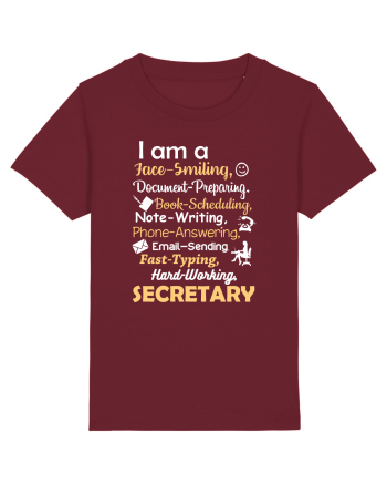 SECRETARY Burgundy