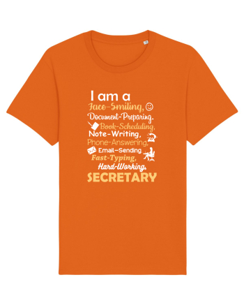 SECRETARY Bright Orange