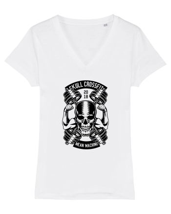 Skull Crossfit Gym Black White