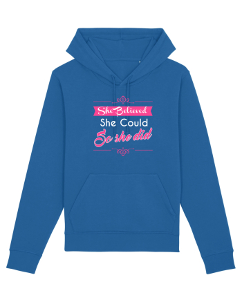 SHE BELIEVED Royal Blue