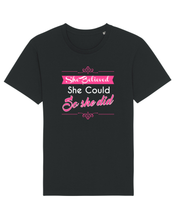 SHE BELIEVED Black