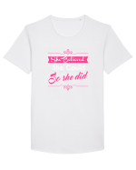 SHE BELIEVED Tricou mânecă scurtă guler larg Bărbat Skater