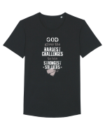 SOLDIER Tricou mânecă scurtă guler larg Bărbat Skater