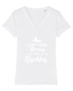 CAIAC Tricou mânecă scurtă guler V Damă Evoker