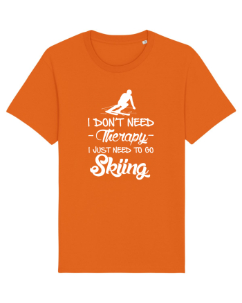SKIING Bright Orange