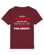TEACHER Tricou mânecă scurtă  Copii Mini Creator
