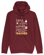 TEACHER Hanorac cu fermoar Unisex Connector