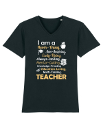 TEACHER Tricou mânecă scurtă guler V Bărbat Presenter