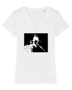 Rocket Man Tricou mânecă scurtă guler V Damă Evoker