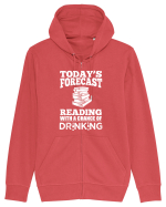 READING BOOKS Hanorac cu fermoar Unisex Connector