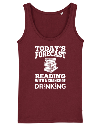 READING BOOKS Burgundy