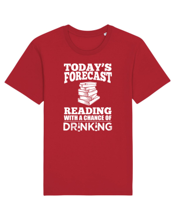READING BOOKS Red