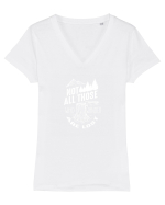 WANDER Tricou mânecă scurtă guler V Damă Evoker