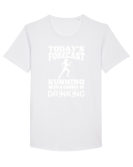 RUNNING Tricou mânecă scurtă guler larg Bărbat Skater