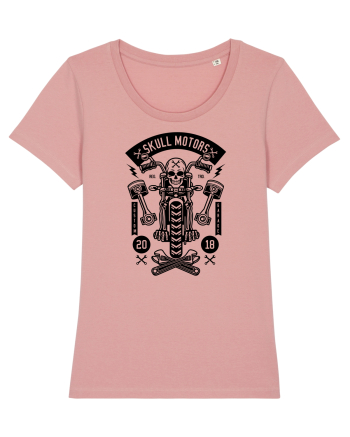 Skeleton Motorcycle Black Canyon Pink