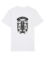 Skeleton Motorcycle Black Tricou mânecă scurtă Unisex Rocker