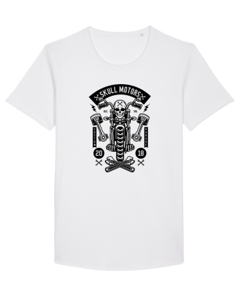 Skeleton Motorcycle Black White