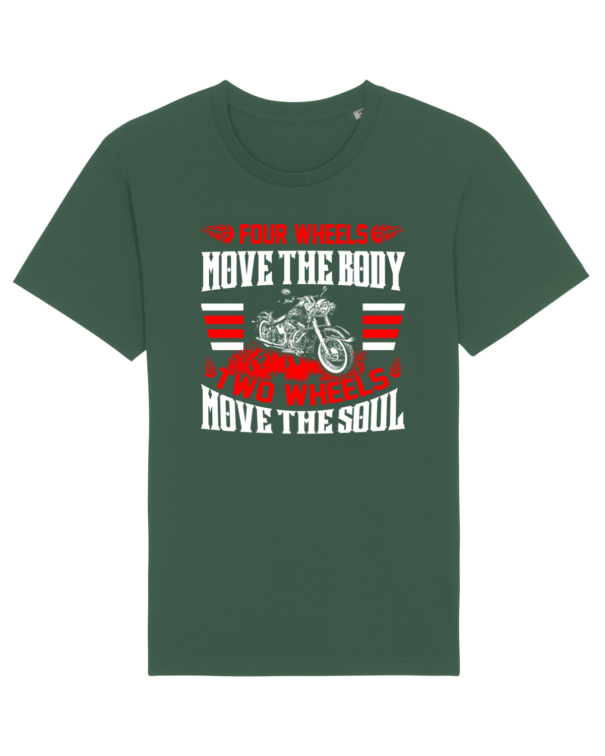 Tricou mânecă scurtă Unisex Rocker Bottle Green
