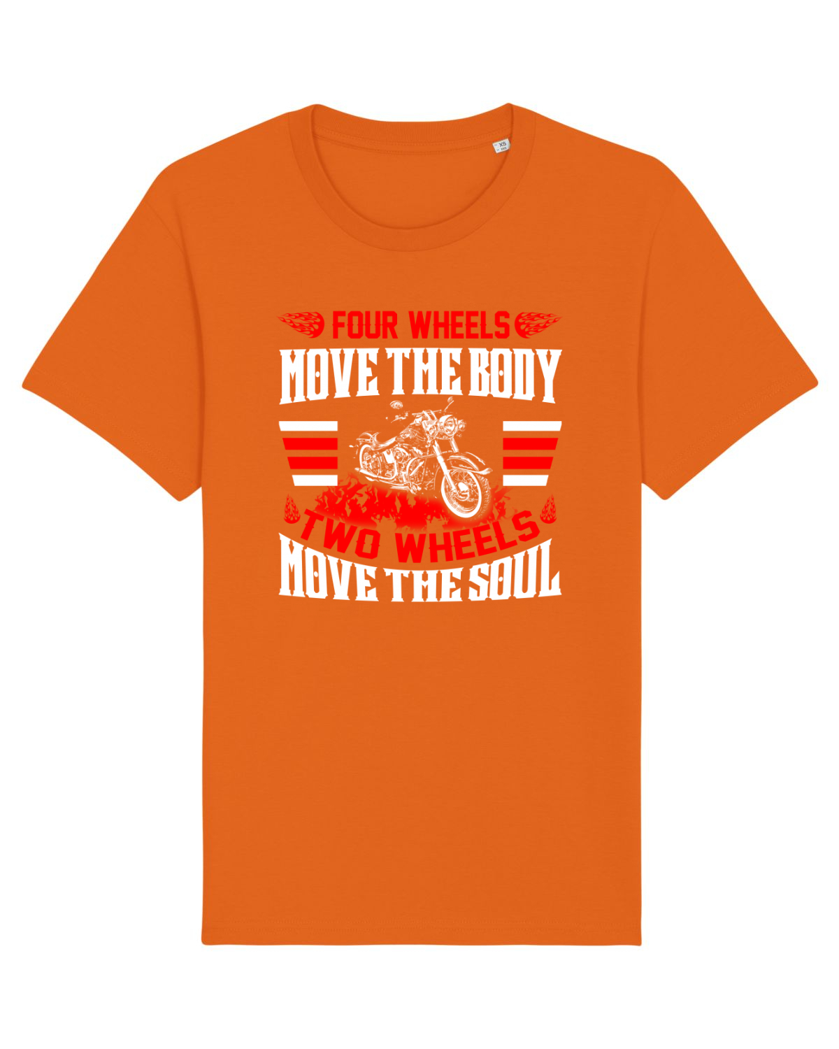 Tricou mânecă scurtă Unisex Rocker Bright Orange